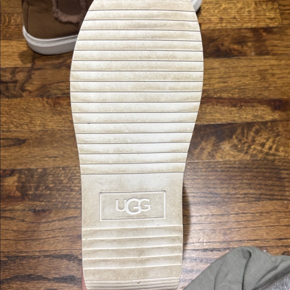 UGG Women's Brown Suede Sneakers - Picture 2 of 3